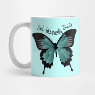 Ulysses Butterfly - Set Yourself Free! Mug